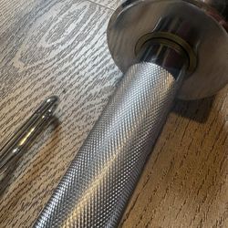 CUZ NEED THE $$ NEW Olympic Equipment: 6 ft Silver Bar & Weight Plates 35s, 25s, and 10s lbs. Total: 180 lbs [ NO, No Better Price]