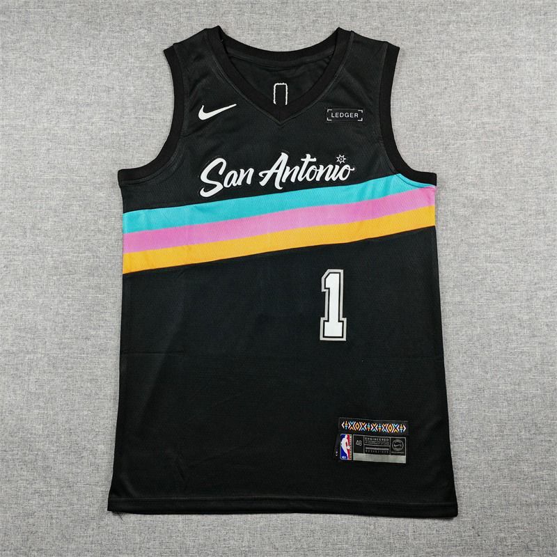 Wembanyama San Antonio Spurs nba jersey new