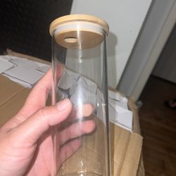 Glass Water Bottle
