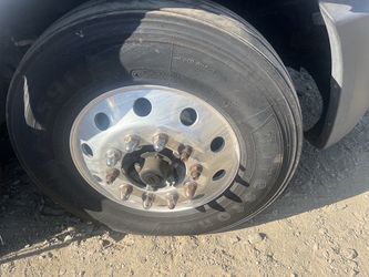 2 Firestone steer tires and 8 drive tires (not recaps)