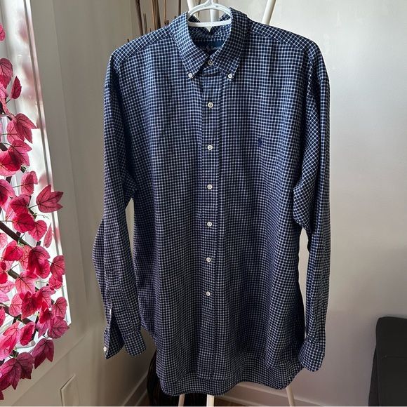 Ralph Lauren Blue Casual Button Down Shirt