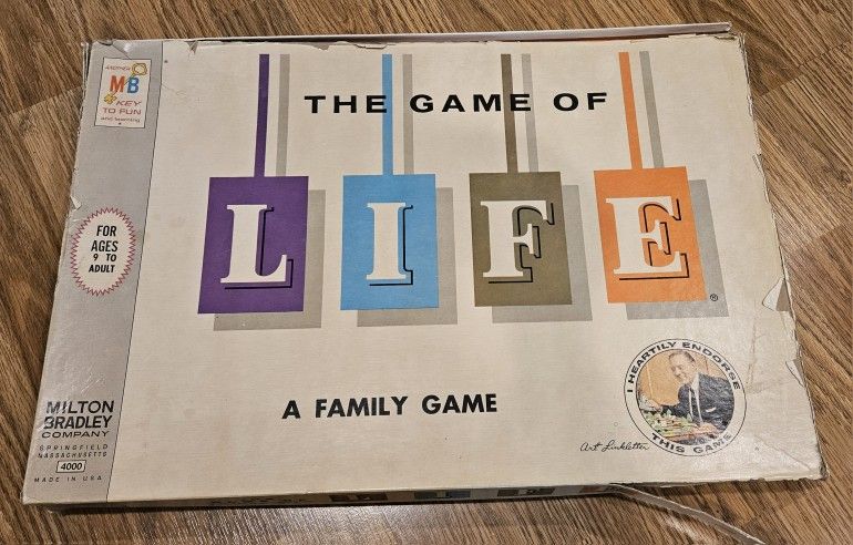 Original Game of Life Board Game