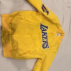 Vintage Lakers Satin Varsity Jacket