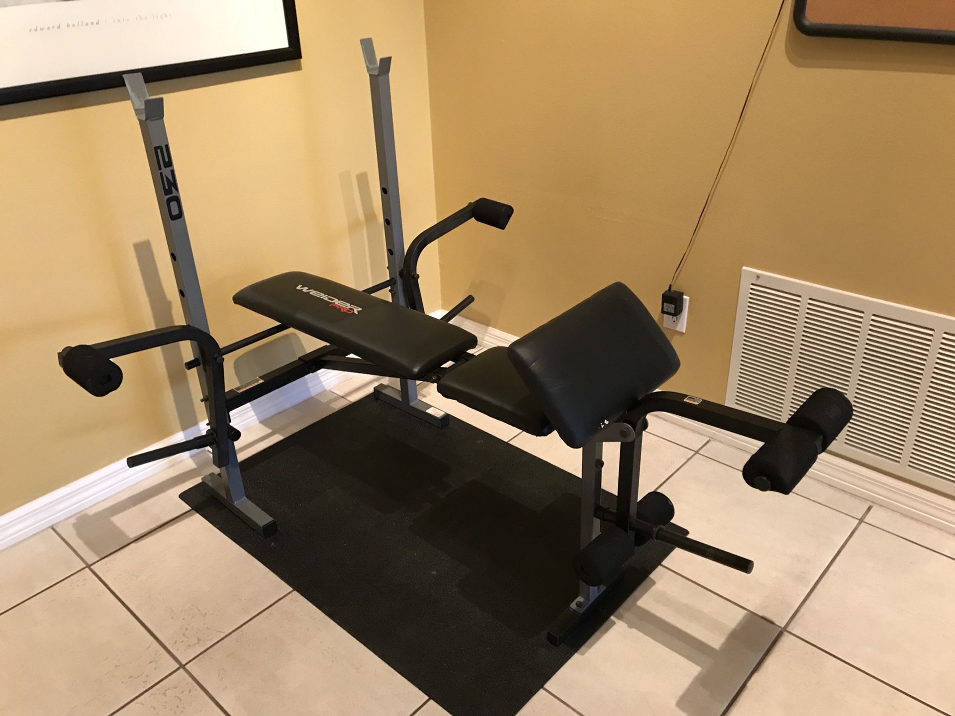 Joe Weider Pro 230 workout weight bench for Sale in Orlando FL OfferUp