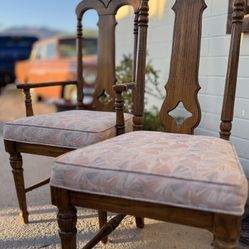 Set of 6 Wooden Chairs – Great Condition
