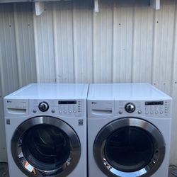 LG  WASHER AND. DRYER. SET