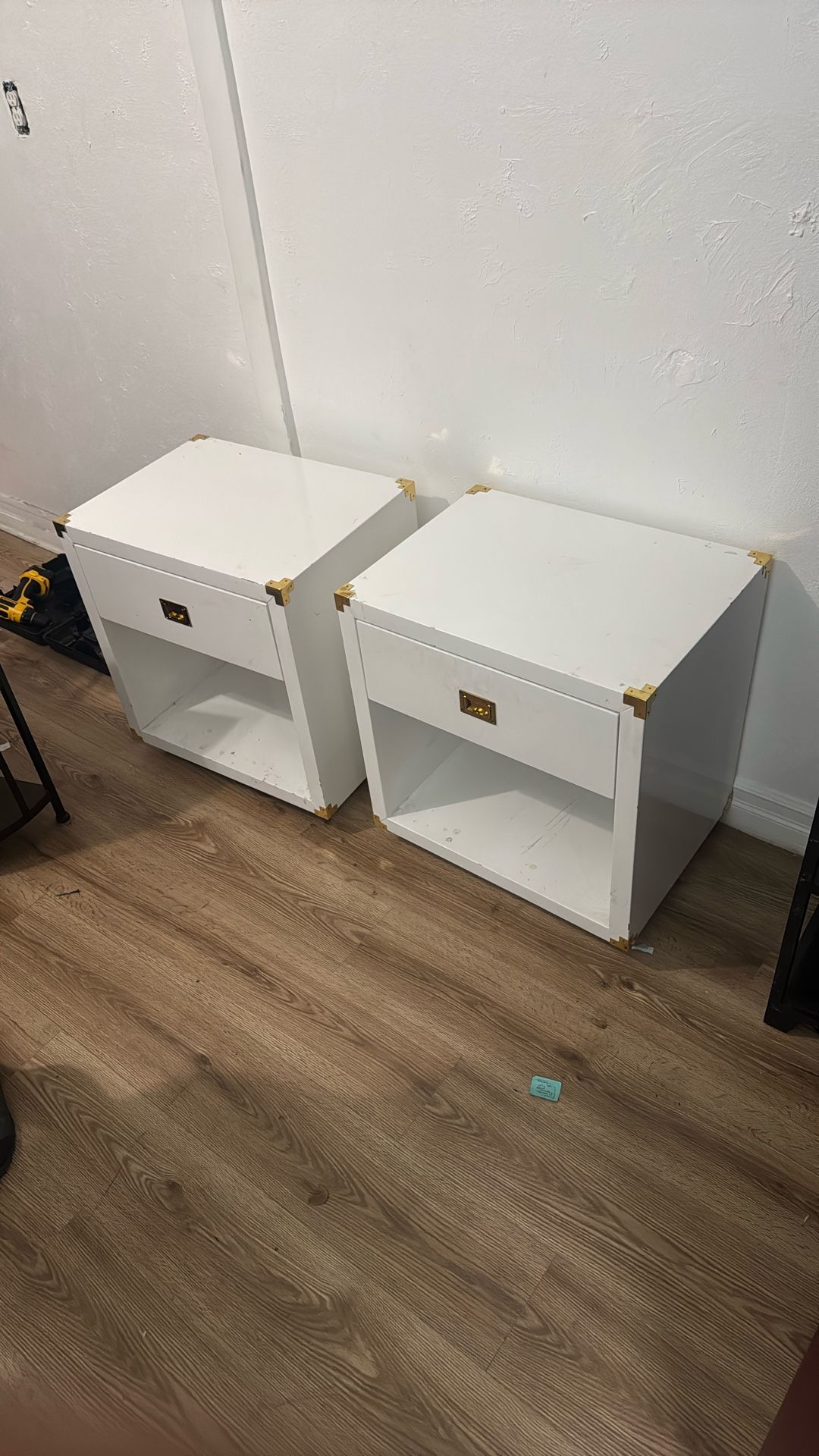 $30 set of White Side Tables
