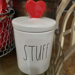 Rae Dunn Valentine Canister