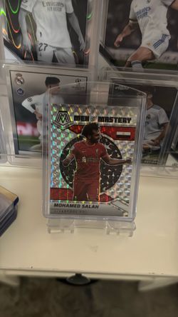 21-22 Mosaic Premier League Mohamed Salah Men of Mastery Mosaic Prizm