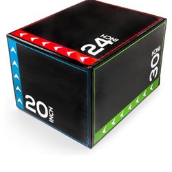 Workout jumping exercise box