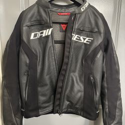 Dainese Women’s Leather Motorcycle Jacket – Size 46