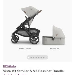 UPPAbaby Vista V2 Stroller and Bassinet