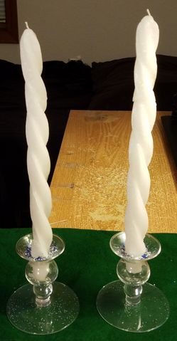 Princess House Crystal Candle Holders