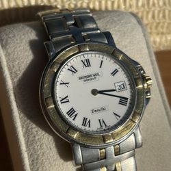 Raymond Weil Parsifal 35 mm Two-Tone Swiss Quartz Watch – Classic Dress