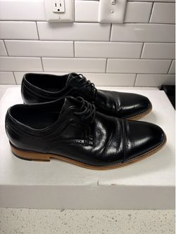 Moving Sale – Black Leather Cap Toe Dress Shoes | Size 9 | Great for Work, Weddings & Interviews