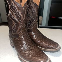 Men’s Jaca Ostrich Cowboy Boots