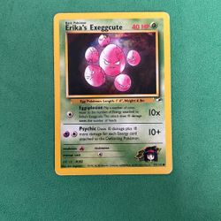 1999 Erika’s Exeggcute Pokémon Card 