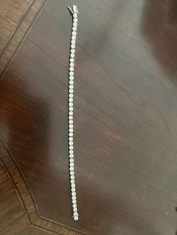 Diamonique 5 carat tennis bracelet