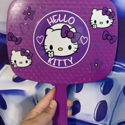 Purple Hello Kitty Mirror 