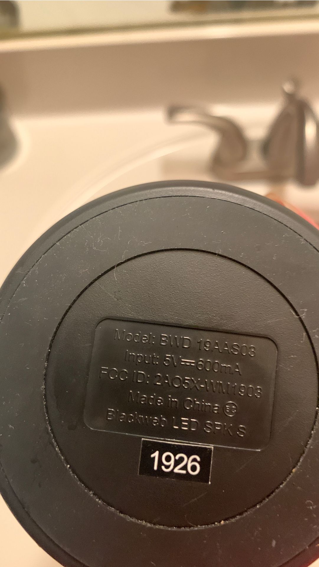 BlackWeb Bluetooth Speaker “on rocks literally”