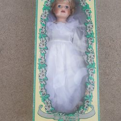 Vintage Tracie Limited Collection Le Cheri Genuine Porcelain 21" Bride Doll