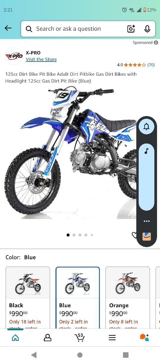 125 Cc Dirt Bike