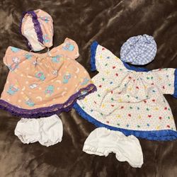 Vintage 80/90s Re Born Baby Doll Clothes 17-20” Dolls