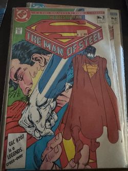 DC Superman Man of Steel Comic Books