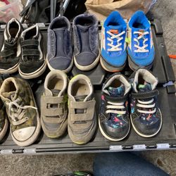 6 Pairs Of Boys Size 8 Shoes