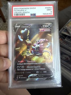 Pokemon Hoopa V Crown Zenith PSA 9 Mint
