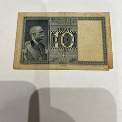 1939 Italy 10 Lire