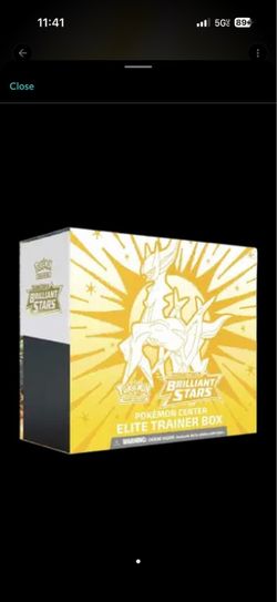 Pokemon Brilliant Stars Pokemon Center ETB