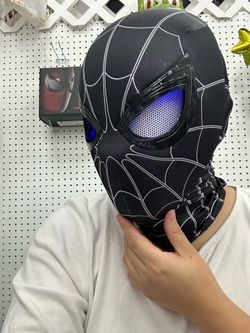LED mask with moving eyes