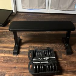 Flatbench With Weight Set
