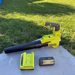 40V 120 MPH 450 CFM Cordless Battery Variable-Speed Jet-Fan Leaf Blower with 2.0 Ah Battery and Char