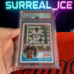 2018 Slab Rookie Rafael Devers Card. 