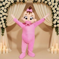 Baby Girl Pink Mascot Costume