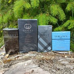 New - Men's And Women's Perfumes And Colognes, Gucci Guilty/Versace Eau Fraiche/Burberry Brit