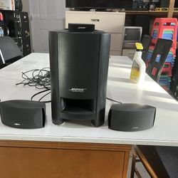BOSE PS3-2-1 POWERED SPEAKER SYSTEM SUBWOOFER WITH 2 Speakers 