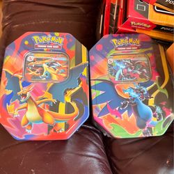 Pokemon charizard x & y tin
