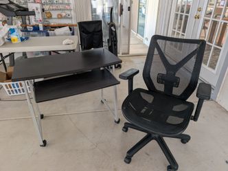 2 Desks & A Chair