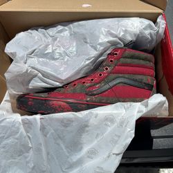 Vans House Of Terror Freddy Krueger Size 9.5