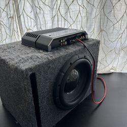 Memphis Audio Car Subwoofer And Sony Amplifier 