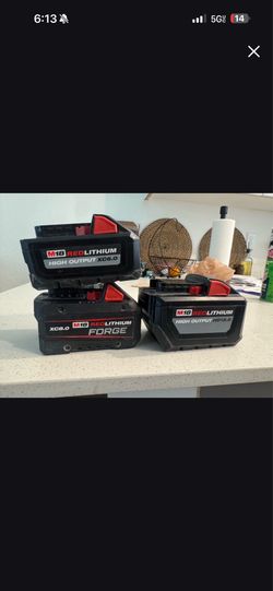 Milwaukee batteries