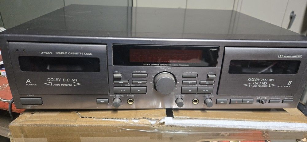 JVC TD-W309 Dual Cassette Deck Auto Reverse Dolby B-C