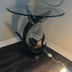 Hump Back Whale End Table