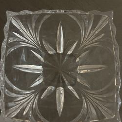 Vintage Shanon Square Crystal Bowl