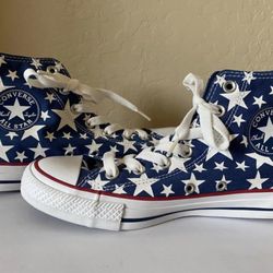 Hot!! Chuck Taylor Converse Red, White, Blue 4th Of July