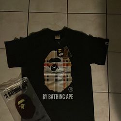 Black Bape Tee! Size Small RUNS BIG!