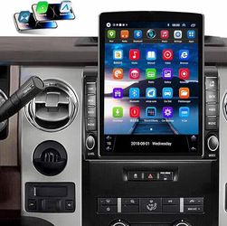Car Stereo Radio 2009 2010 2011 2012 2013 2014 Ford F150 Wireless Apple CarPlay Android Auto, 9.7” Touch Screen Head Units, Backup Camera